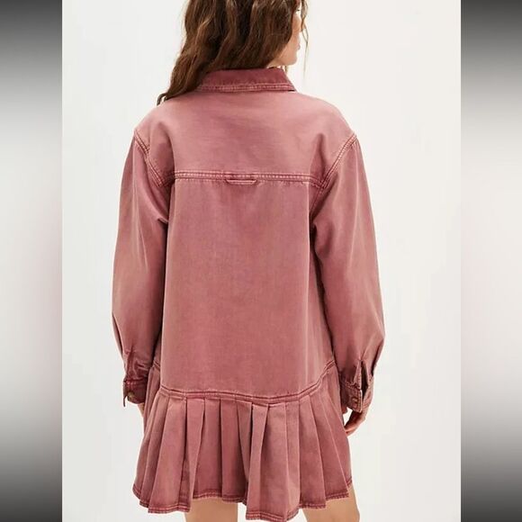 Free People Connor Mini Dress Nostalgia Rose NWOT - Picture 4 of 9